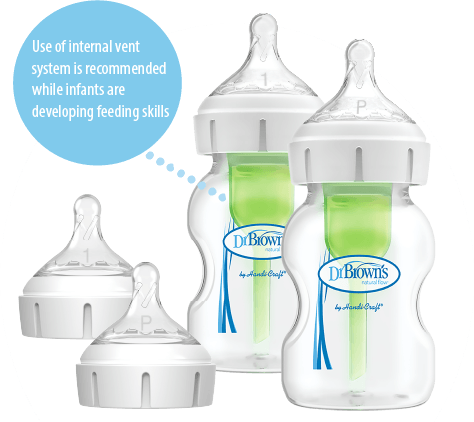 Dr. Brown's Natural Flow Original Baby Bottle Gift Set 6-Pack