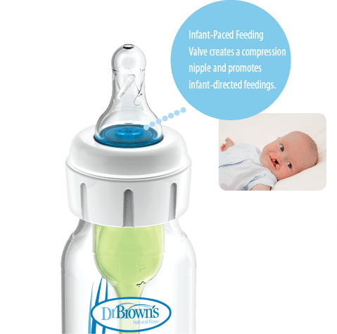 Dr. Brown's Natural Flow® Wide-Neck Baby Bottle Storage/Travel Caps, 2-Pack